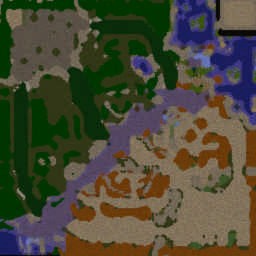 Heroes of The War v2.1 - Warcraft 3: Mini map