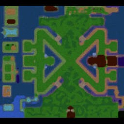 Horde vs Alliance X3 v3.56Hotfix3 - Warcraft 3: Mini map