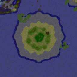 Island Survivors: The Sea Giant - Warcraft 3: Mini map