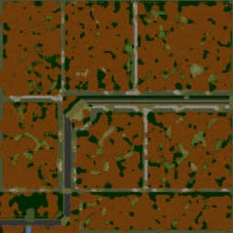 Jurassic Park: Site A Survival 1.0 - Warcraft 3: Mini map