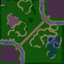 Kingdom Archer Wars v1.2b - Warcraft 3: Mini map