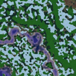 Knightgrader's Wilderness Survival - Warcraft 3: Mini map