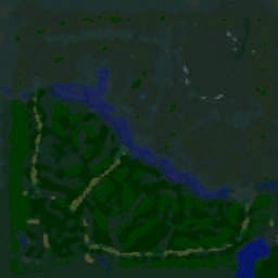 MegA DotA v1.7 - Warcraft 3: Mini map
