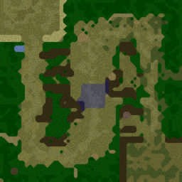 miniDotA v1.0 - Warcraft 3: Mini map