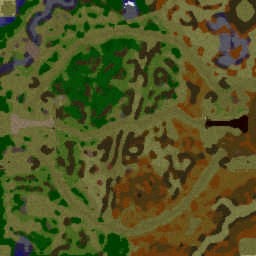 NARUTO EX DOTA V2.0 - Warcraft 3: Mini map