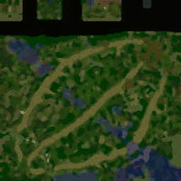 Naruto Legend 1.4i ENG - Warcraft 3: Mini map