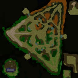 Naruto Ninpou 9.3 - Warcraft 3: Mini map