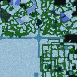 Northrend Forest Survival v2.4 - Warcraft 3: Mini map