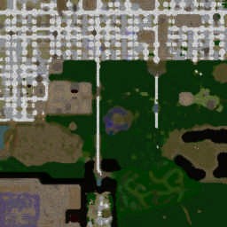 Pure Zombie Survival 3.0G - Warcraft 3: Mini map