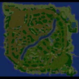 Russian Dota Classic v1.0 - Warcraft 3: Mini map