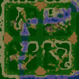 Survival Chaos X - Warcraft 3: Mini map