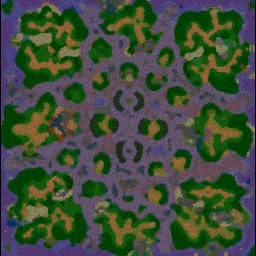 The Last Stand v.1.02 - Warcraft 3: Mini map