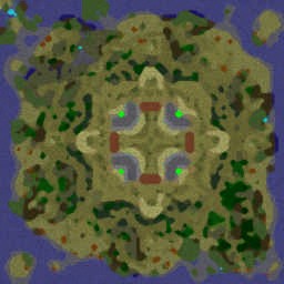 The Lost Temple v2.0a (BETA) - Warcraft 3: Mini map