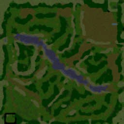 The rage of knights - Warcraft 3: Mini map