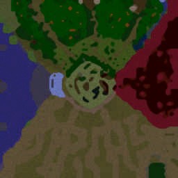 Triple Hero Defense-0.13b - Warcraft 3: Mini map