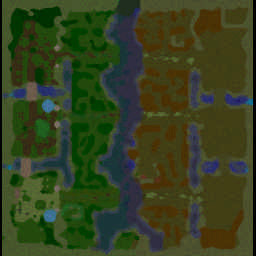 Undeterminable War v 0.3 - Warcraft 3: Mini map