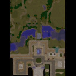W3U Hero Defense 1.04b - Warcraft 3: Mini map