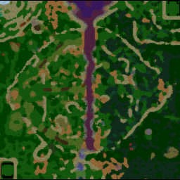War in Lürga Laszda 3.01 AI - Warcraft 3: Mini map