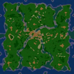 WarLordS - Fortress Siege 2.74b - Warcraft 3: Mini map