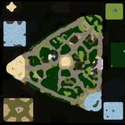 World of Battle 0.5a - Warcraft 3: Mini map