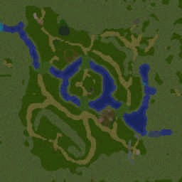 WoW Arathi Basin v1.5a - Warcraft 3: Mini map