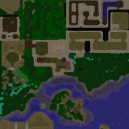 Zombie Hunter 2 FE - Warcraft 3: Mini map