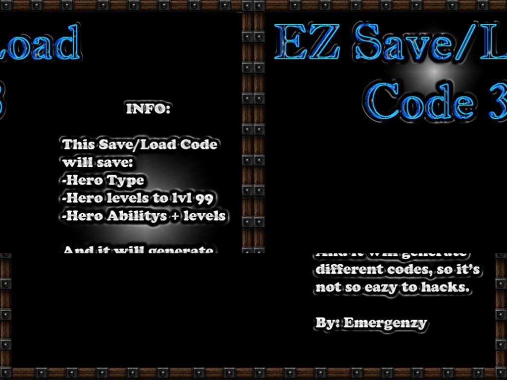 EZ Save/Load Code 3 - Warcraft 3: Custom Map avatar