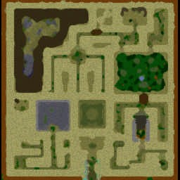 Izal-Shurah Ruins -V1.2.2- - Warcraft 3: Mini map