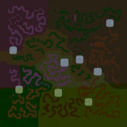 Maze of Glory 3 RTR - Warcraft 3: Mini map