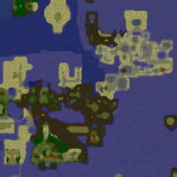 Wild Island Escape 1.08 - Warcraft 3: Mini map