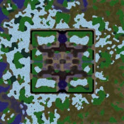 BfS: Alterac Ruins - Warcraft 3: Mini map