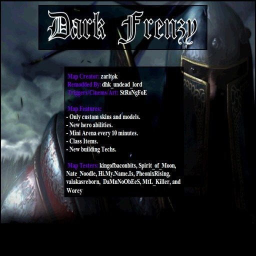 Dark Frenzy 2.0 - Warcraft 3: Custom Map avatar