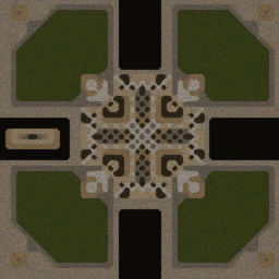 Footman Frenzy [Action] 3.75 [AR] - Warcraft 3: Mini map