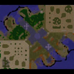 Good Vs. Bad SILVER 5.0 - Warcraft 3: Mini map
