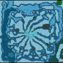 KING OF THE GLACIER V 5.3 - Warcraft 3: Mini map
