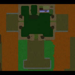 Protect the House Footmen v1.5 - Warcraft 3: Mini map