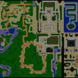City Vs. Country v1.19 - Warcraft 3: Mini map
