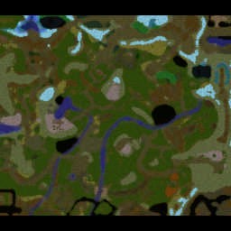 Destruciton of Arnor - Warcraft 3: Mini map