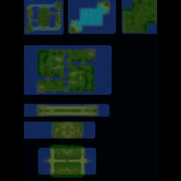 Grand Shootout v1.10b - Warcraft 3: Mini map