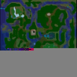Island of Frogs III 20life v14B - Warcraft 3: Mini map
