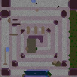 Run Kitty Run - Zharafield 3.1 - Warcraft 3: Mini map