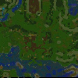 이누야샤 아레나 1.5 - Warcraft 3: Mini map