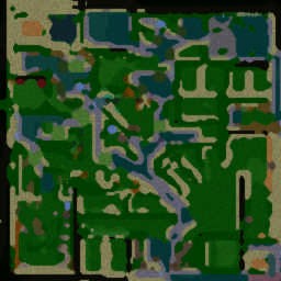 新.超級火影英雄傳1（新.水仙宮） - Warcraft 3: Mini map