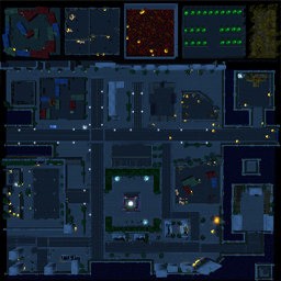 全城戒备-生存1.0正式版 - Warcraft 3: Mini map