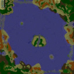 (1)Jungle Wars - Warcraft 3: Mini map