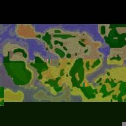 7 Satyrs Final - Warcraft 3: Mini map