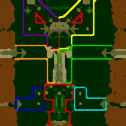 A Chaotic Defence - Warcraft 3: Mini map