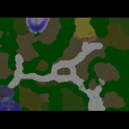 A Lost Island v.094 - Warcraft 3: Mini map
