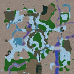 Alterac Valley Battleground V3.90 - Warcraft 3: Mini map