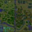 Ancient Wars 1.4 - Warcraft 3 Custom map: Mini map